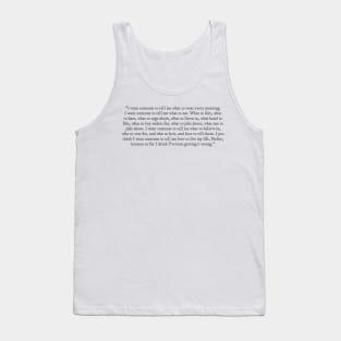 Fleabag quote Tank Top